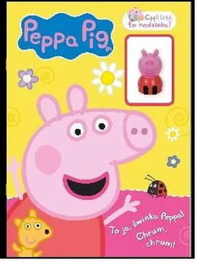 Productafbeelding van Świnka Peppa Książka z Figurką Chrum Rodzinka
