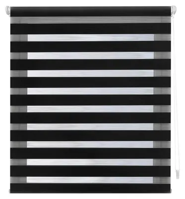 Immagine prodotto di Omgoods - Tenda a rullo a doppio strato, senza foratura, 92 x 180 cm, nera
