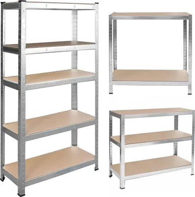 Immagine prodotto di Ripiano in metallo per riporre oggetti 180 x 90 x 40 cm Humberg 4846
