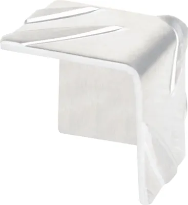 Immagine prodotto di Alberts 497309 Protezione per angoli, goffratura ondulata, alluminio, naturale, 23,5 x 23,5 mm, set da 6