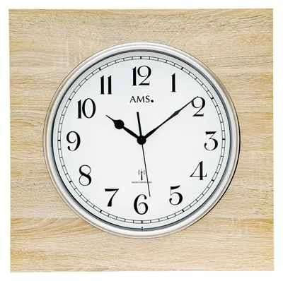 Obrázok produktu pre Nástenné hodiny riadené rádiom AMS - 5552