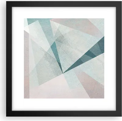 Produktbild von Gerahmtes Poster - Schwarzer Rahmen - Abstraktion modern - 30x30 cm - Wand Bild - Wanddeko - Wandbilder - Kunstposter - Wandposter - Bilderrahmen - Bilder - Kunstdruck - Wandbild - P2BAC30x30-3947