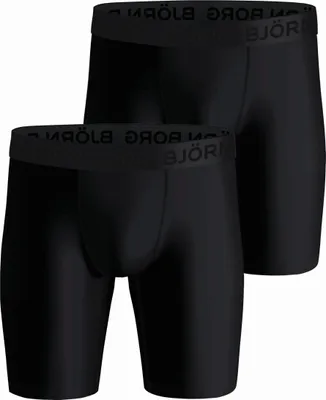 Zdjęcie produktu dla Björn Borg 2-Pack Performance Boxers Long Leg Black - Rozmiar S