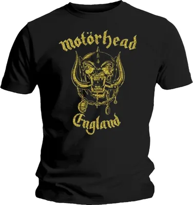 Produktbild von Motörhead - England Classic Gold, T-Shirt