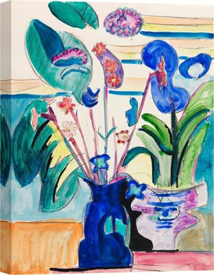 Produktbild von Kunstdruck auf Leinwand - Ernst Ludwig Kirchner, Stillleben - 40x60 cm