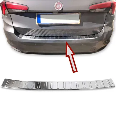 Obrázok produktu pre Nerezová ochrana nárazníka pre FIAT TIPO KOMBI | Typ 356 | 2015- | so skosením