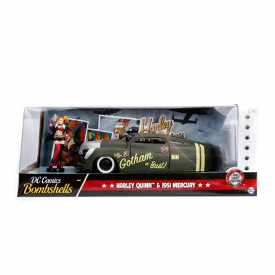 Produktbild von Jada DC Comics Bombshells 1951 Mercury, Modellauto, Modell Auto, Modellfahrzeug, Maßstab 1:24, 253255005