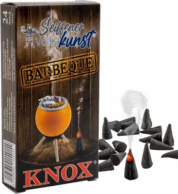 Produktbild von KNOX Räucherkerzen Duft Barbecue BBQ