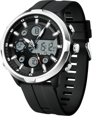 Produktbild von Watch Herren Herrenuhr Wasserdicht Led Beleuchtung Chronograph Stoppuhr Wecker Kalender Multifunktionale Uhren Robust mit Groß Zifferblat