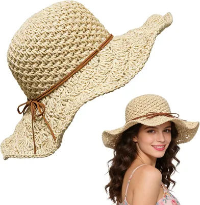 Produktbild von Sommerhut Damen, Stroh, leicht, für Strand