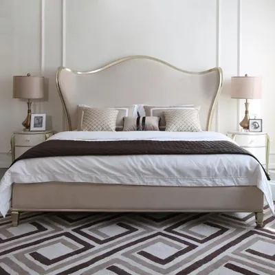 Produktbild von Design Bett Doppel Luxus Schlaf Zimmer Betten Klassisch Hotel 180x200cm Modern