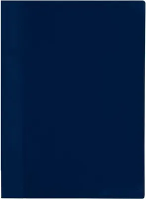 Image de Classeur plastique A4 avec pochette - bleu