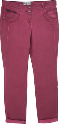 Produktbild von 20429 Cecil, New Your Tapered, Damen Jeans Hose, Stretchdenim, rubinrot, W 28 L 32