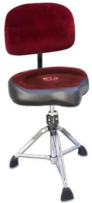 Immagine prodotto di Sgabello per tamburo Roc-n-Soc sella rossa con schienale