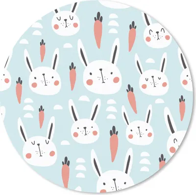 Produktbild von MuchoWow® Mauspad Mousepad Kaninchen - Tiere - Kind 20x20 cm - Mousepads - Maus Mat - Pad - Mausunterlage - Schreibtischmatte