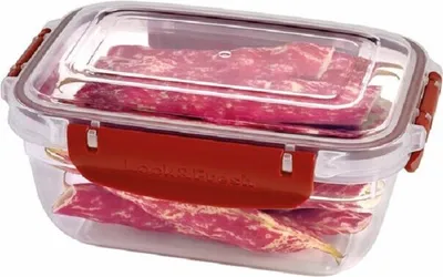 Zdjęcie produktu dla Puszka do przechowywania żywności MICHELINO Puszka do przechowywania żywności Nora 800 ml czerwona