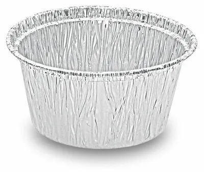 Produktbild von 100x ALU Grill- Back- und Servierschale rund 110 ml 80x36mm