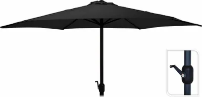 Immagine prodotto di Ombrellone decentrato Ambiance antracite, grande, ø300 cm - Ambiance