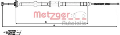 Produktbild von METZGER Handbremsseil Seilzug Feststellbremse für FORD KA (RU8) Hinten Links 12.0765