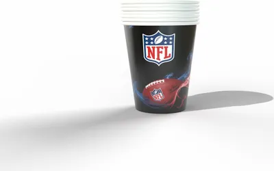 Produktbild von NFL Detroit Lions Pappbecher 250 ml 8er