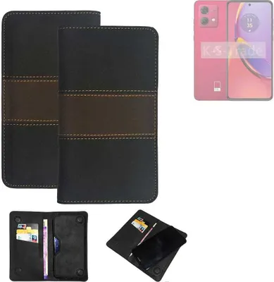 Produktbild von K-S-Trade Hülle Handyhülle kompatibel mit Motorola Moto G84 5G Schutzhülle Walletcase Bookstyle Tasche Schutz Case Handytasche Wallet Cover