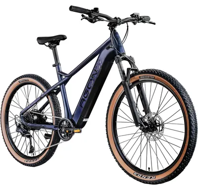 Produktbild von Agon Alpha E Bike Mountainbike Herren oder Damen 170 - 190 cm Pedelec 27,5 Zoll arctic fire black