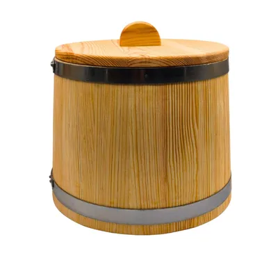 Produktbild von Backtrog aus Kiefernholz mit Deckel 20L - Backtrog mit Deckel, Teig Trog, Traditionelle Teiggärung & Aufbewahrung