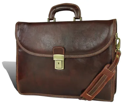 Produktbild von Toscanto Tasche braun Aktentasche, Businesstasche, groß 40x28x13cm D2OTT151AN