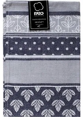 Produktbild von Küchentuch Geschirrtuch Jacquard 100% Baumwolle Carino 40x60 04 Dunkelgrau Grau