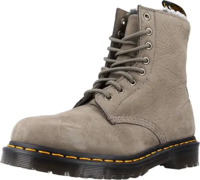 Produktbild von Dr. Martens 1460 Serena 27533410 Nickel Grey Milled Nubuck Wp & Black/Grey Milo Fur EU 37