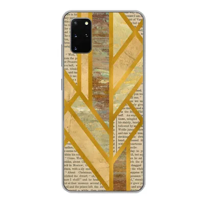 Produktbild von MuchoWow® Handyhülle Schutzhülle Hülle für Samsung Galaxy S20 Plus Gold - Marmor - Vintage Silikon Softcase Handy Hülle - Hartschale