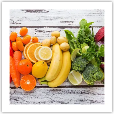 Produktbild von Poster - Poster ohne Rahmen - Essen Gemüse Essen frisch - 50x50 cm - Wand Bild - Wanddeko - Wandbilder - Kunstposter - Wandposter - Bilder - Kunstdruck - Wanddekoration - Wandbild - P2XAC50x50-2888