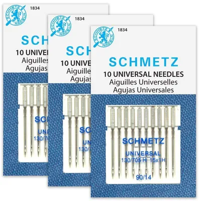 Produktbild von SCHMETZ Universal (130/705 H) Haushaltsnähmaschinennadeln - Größe 90/14