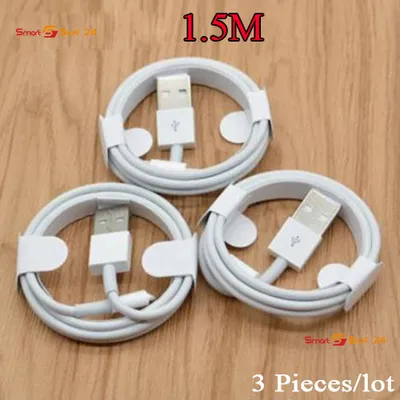 Produktbild von 3X 1,5M iPhone Ladekabel Datenkabel für iphone 6 7 8 X XS XR 11 12 13 Pro iPad