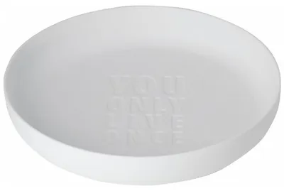 Produktbild von Räder Design Schale Wortwelten You Only (22x3,4cm)