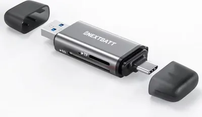 Obrázok produktu pre Multifunkčná čítačka kariet NEXTBATT USB-C / USB-A
