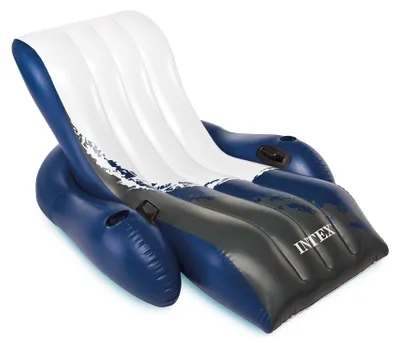 Produktbild von Intex Floating Recliner Lounge - Aufblasbarer Badelounge, mehrfarbig, 180 x 135 cm