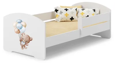 Produktbild von Kinderbett mit Matratze Luk 140x70 - Sweet Bear