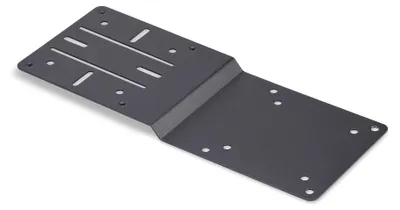 Obrázek produktu pro StarTech.com DOCK-NUC-VESA-MOUNT, Držák PC přimontovaný ke stojánku monitoru, SFF, 75 x 75,100 x 100 mm, Černá, Ocel, Šroub