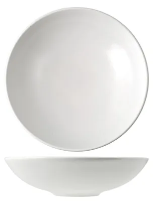 Obrázek produktu pro Sada 6 talířů z kameniny, Denver, bílá, průměr 20 cm