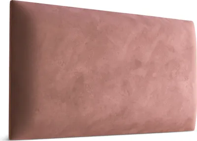 Obrázek produktu pro Muralo Čalounický panel WANDPOLSTER polštář na zeď čelo postele nástěnný panel Magic Velvet starorůžový 2258 60cm x 30cm