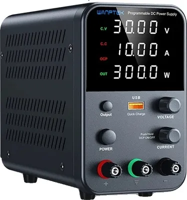 Obrázek produktu pro Programovatelný stejnosměrný napájecí zdroj, nastavitelný 030V, výstup 010A, WPS3010H 30V 10A