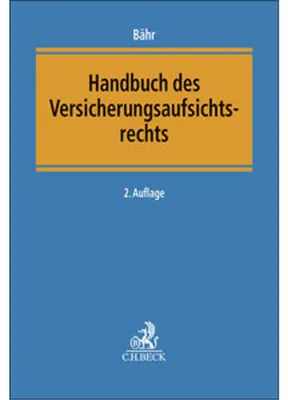 Obrázek produktu pro Handbuch des Versicherungsaufsichtsrechts