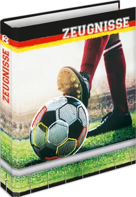 Produktbild von Zeugnismappe / Zeugnisringbuch / "Fußballfieber"