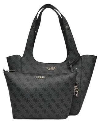 Immagine prodotto di Guess - Borsa da donna "Calista", logo NA1222 (taglia unica) (nero)