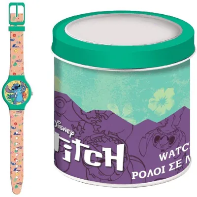 Obrázok produktu pre Cartoon Uhr Diseny Modell Lilo & Stitch - plechová krabička 564604