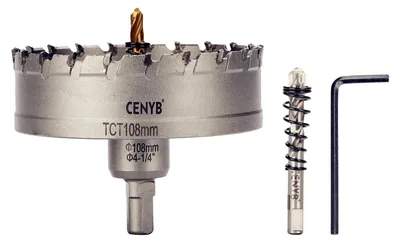 Zdjęcie produktu dla Otwornica 108 mm, 21 zębów, głębokość cięcia 25 mm, do twardego metalu