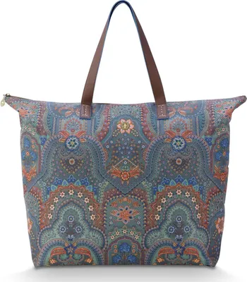 Immagine prodotto di Pip Studio borsa da viaggio borsa a tracolla Tilda Tote Bag Jabali Blue