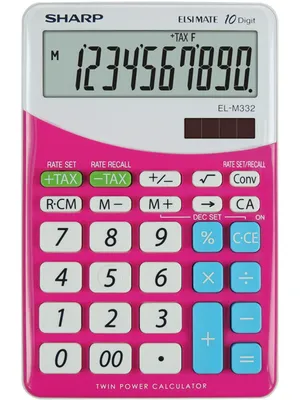 Produktbild von Sharp EL-M332 Desktop-Finanzrechner Rosa