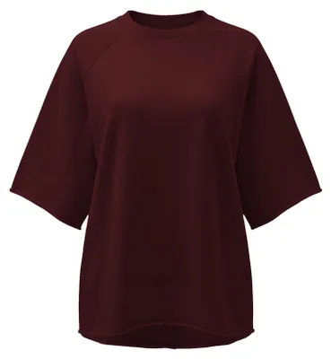 Image de T-shirt pour femme SWIRLY - rouge, taille XXXL